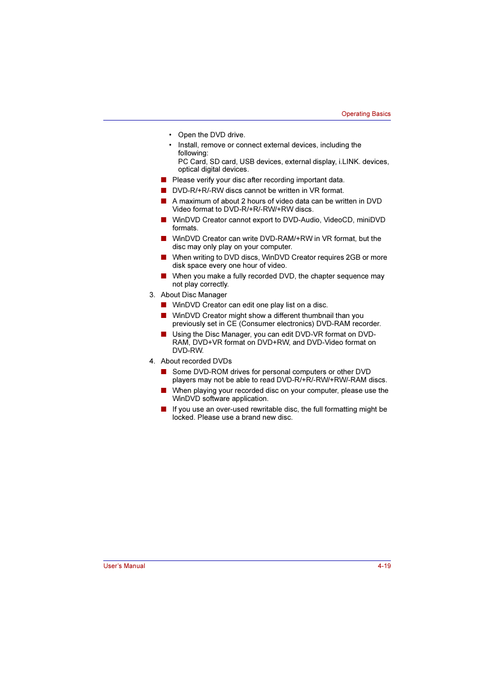 Toshiba Qosmio G10 User Manual | Page 96 / 235