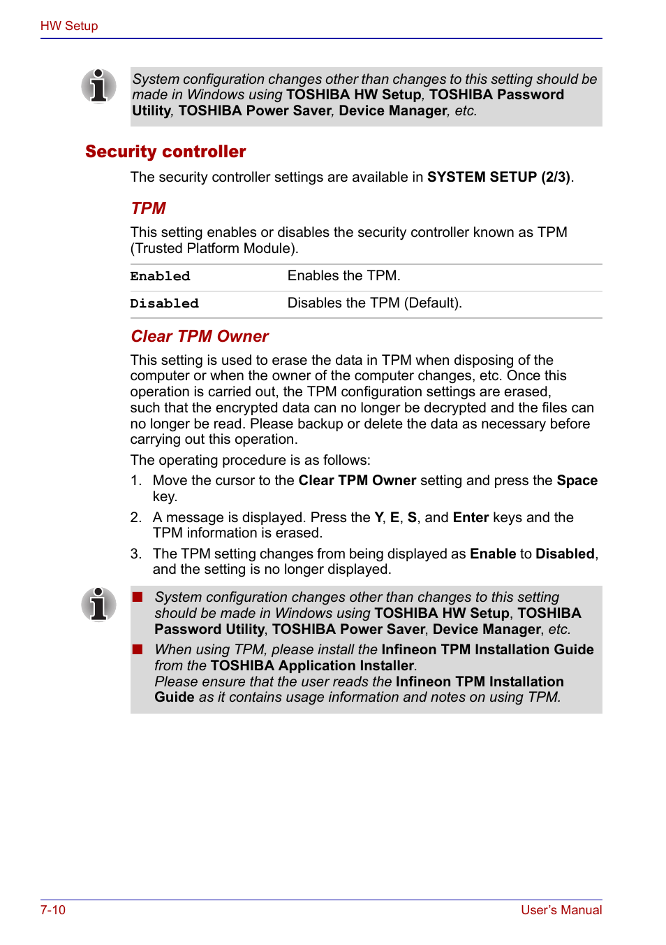 Security controller | Toshiba Portege S100 User Manual | Page 132 / 216