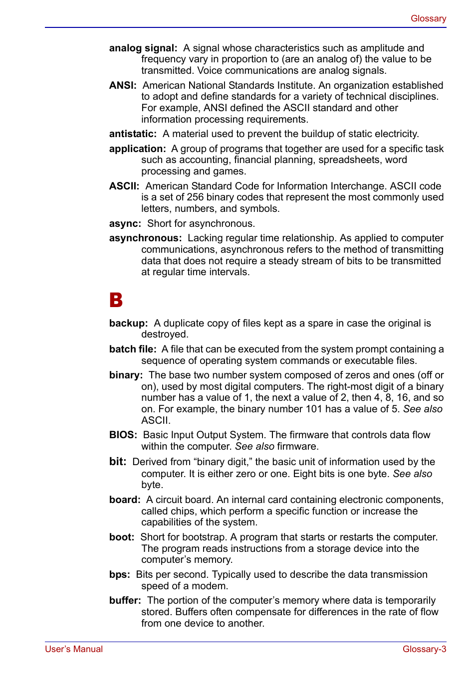 Toshiba Portege S100 User Manual | Page 199 / 216