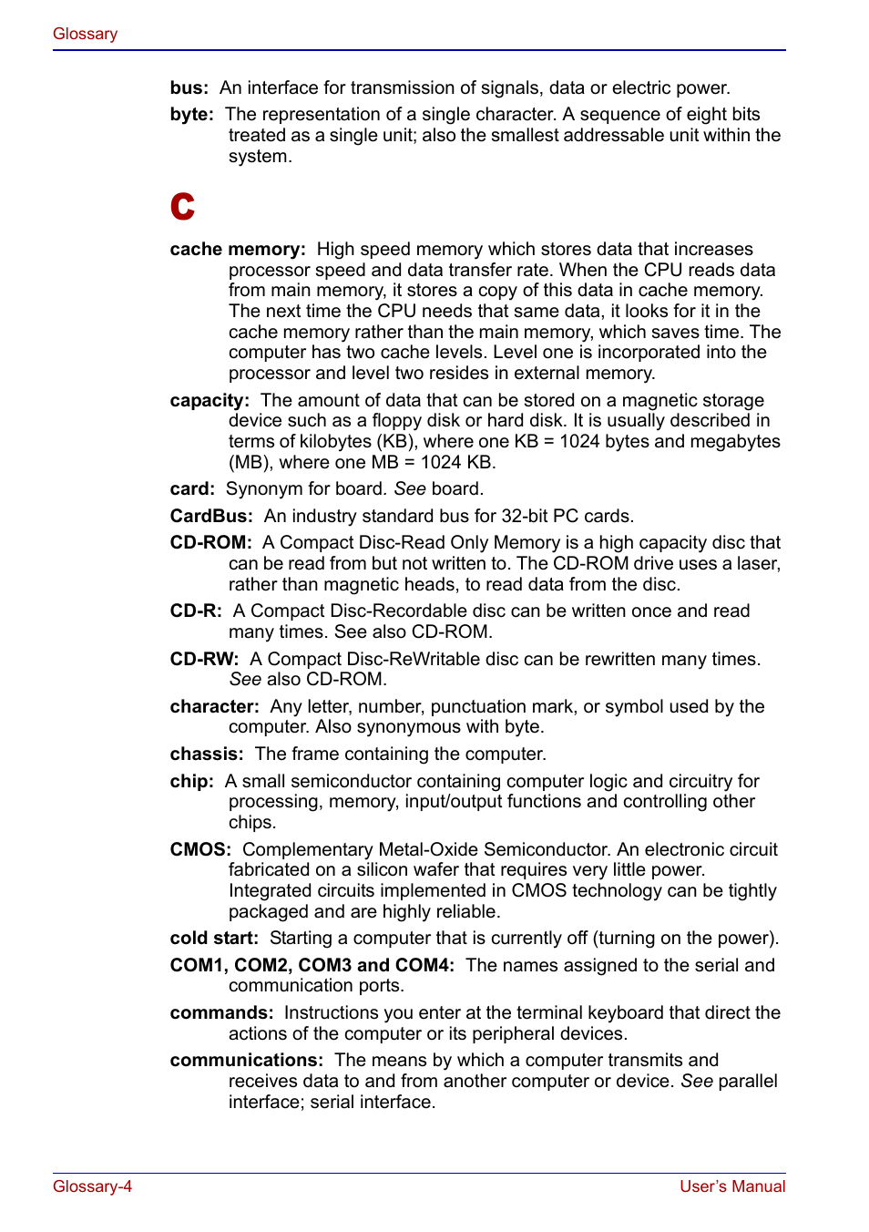 Toshiba Portege S100 User Manual | Page 200 / 216