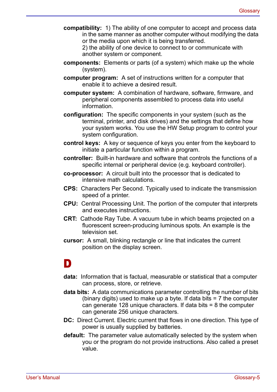 Toshiba Portege S100 User Manual | Page 201 / 216