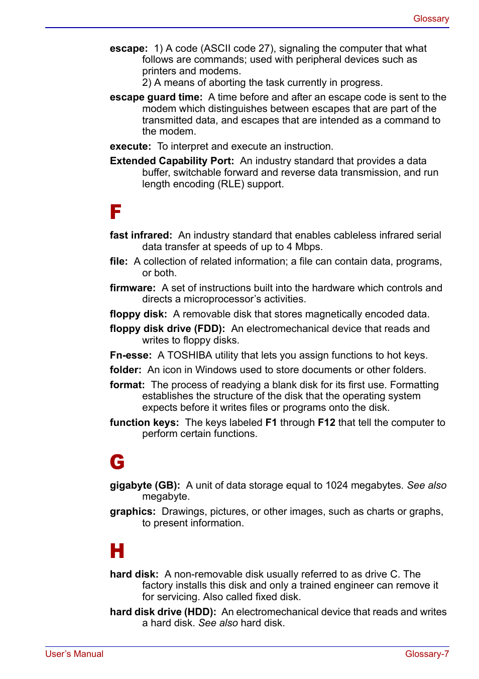 Toshiba Portege S100 User Manual | Page 203 / 216