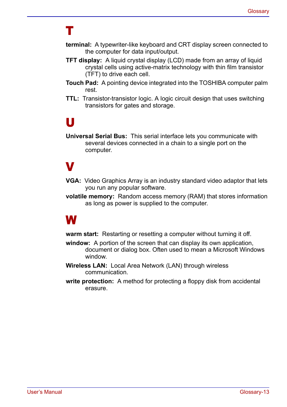 Toshiba Portege S100 User Manual | Page 209 / 216