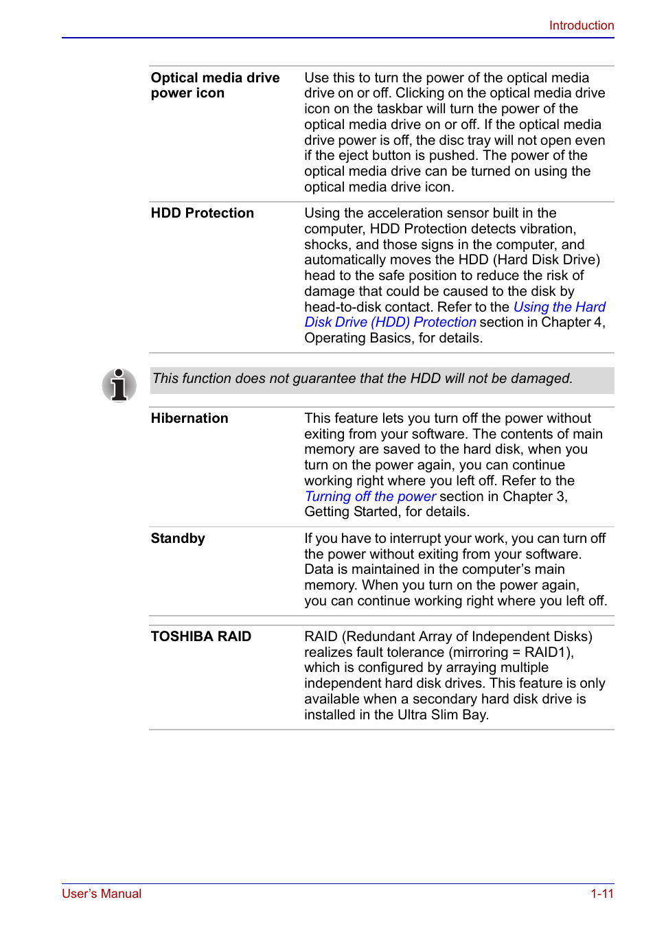 Toshiba Portege S100 User Manual | Page 27 / 216