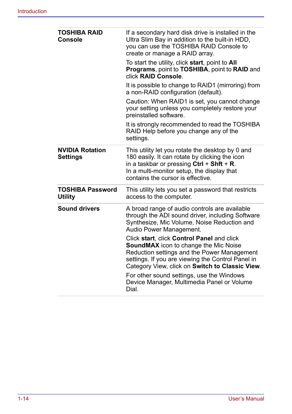 Toshiba Portege S100 User Manual | Page 30 / 216
