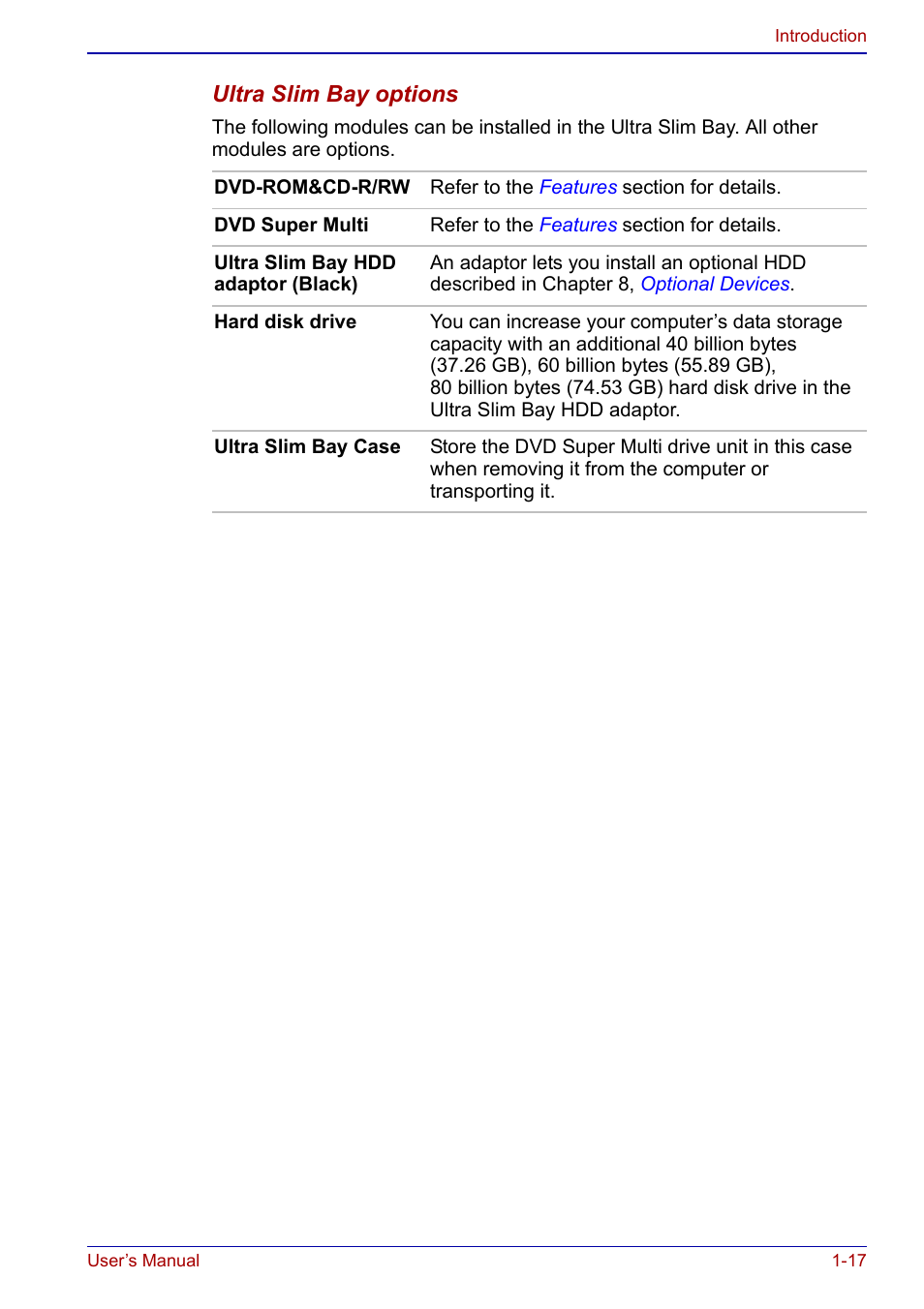 Toshiba Portege S100 User Manual | Page 33 / 216