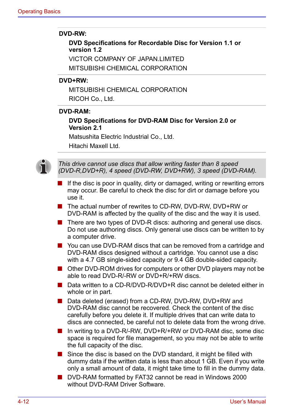 Toshiba Portege S100 User Manual | Page 74 / 216