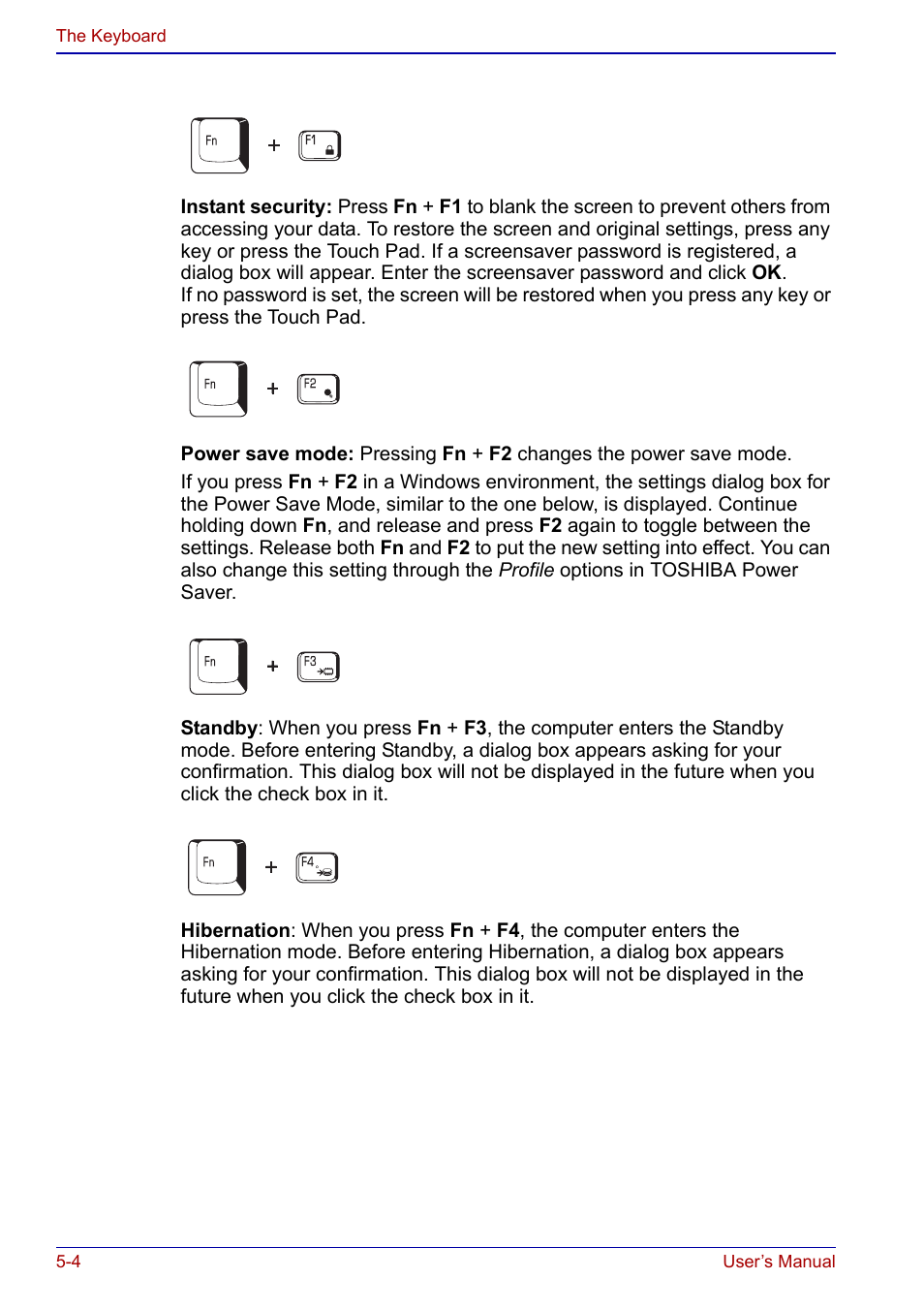 Toshiba Portege S100 User Manual | Page 98 / 216