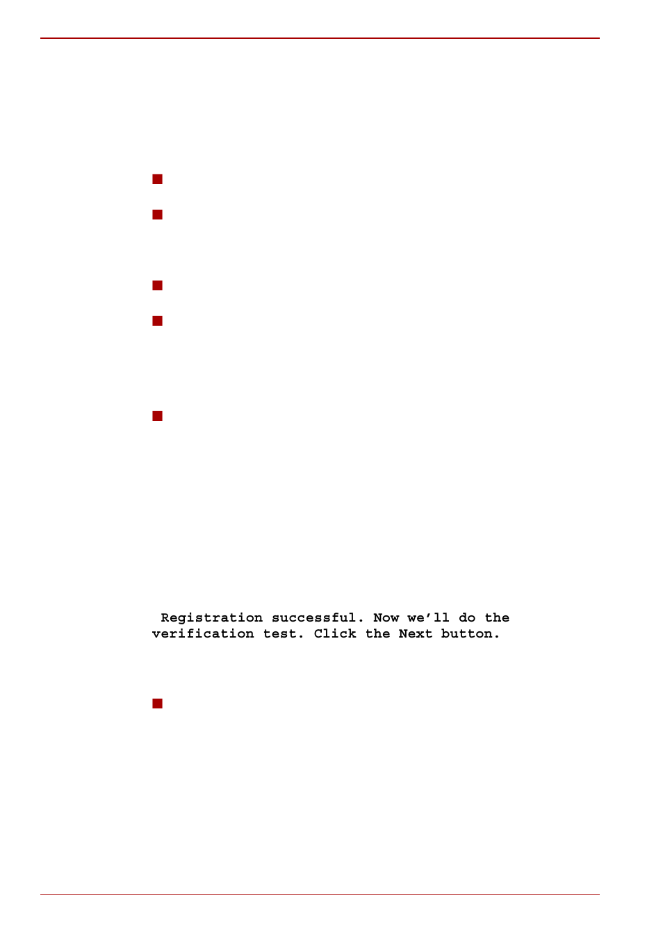 How to register the face recognition data | Toshiba Portege M750 User Manual | Page 124 / 270