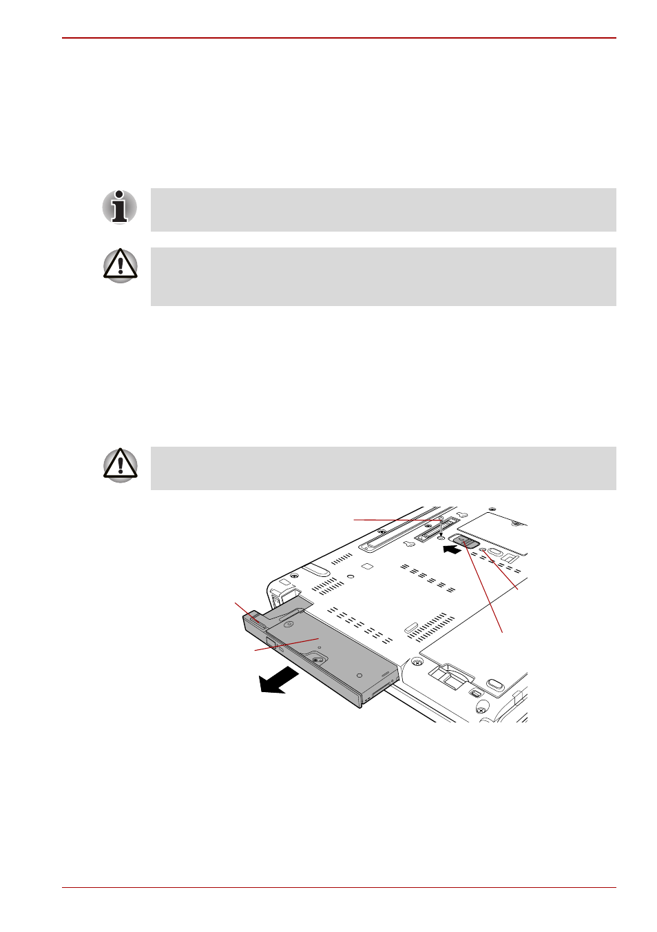 Removing the optical disc drive module | Toshiba Portege M750 User Manual | Page 127 / 270