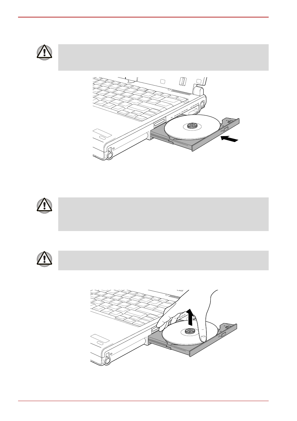Removing discs | Toshiba Portege M750 User Manual | Page 132 / 270