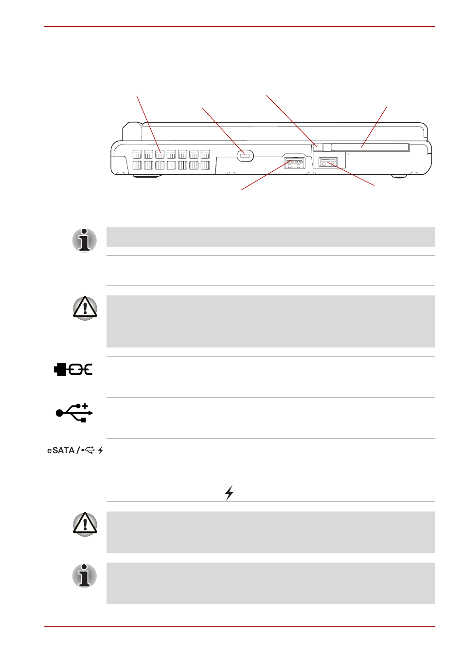 Left side, Left side -3 | Toshiba Portege M750 User Manual | Page 35 / 270