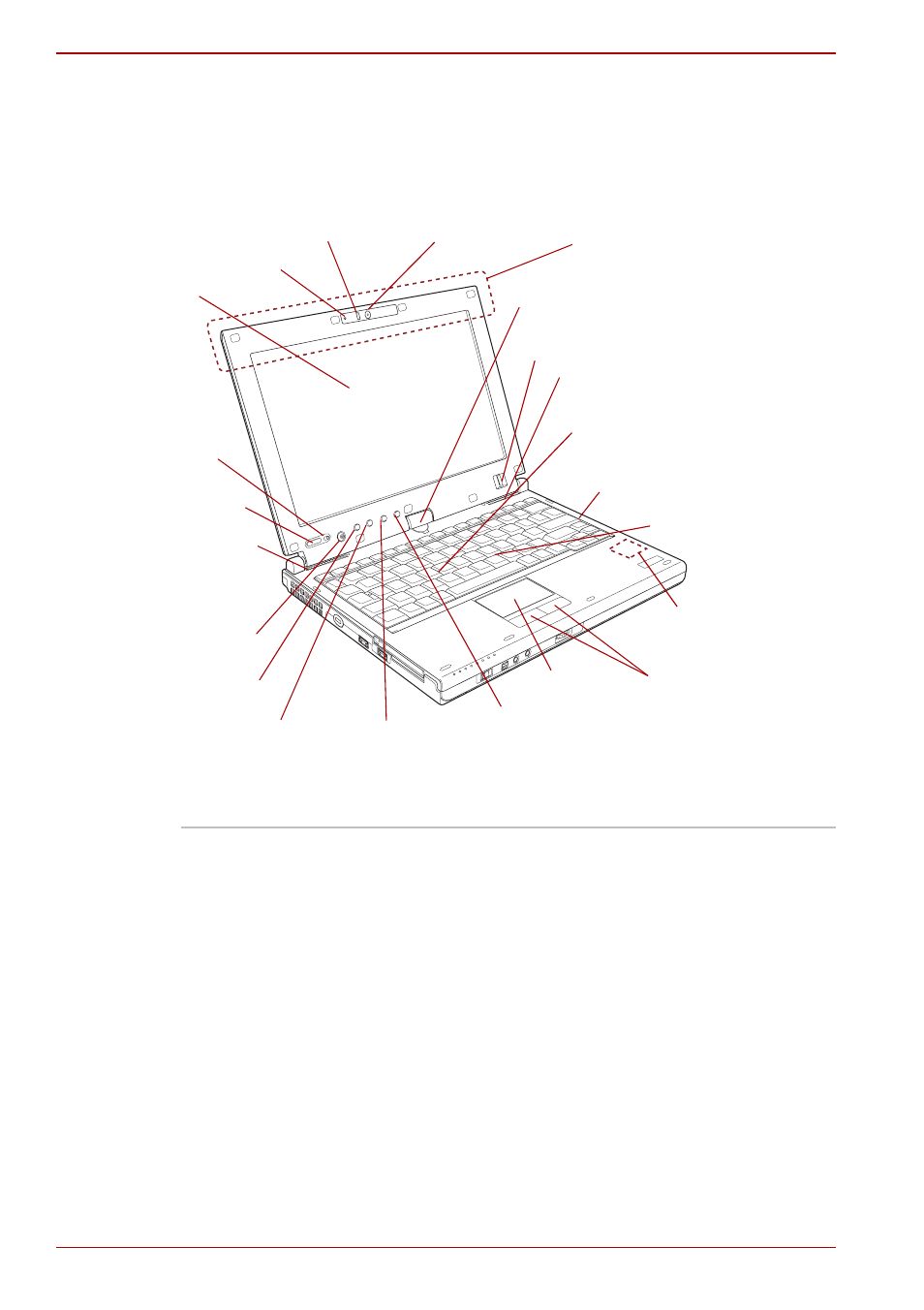 Front with the display open, Front with the display open -10 | Toshiba Portege M750 User Manual | Page 42 / 270