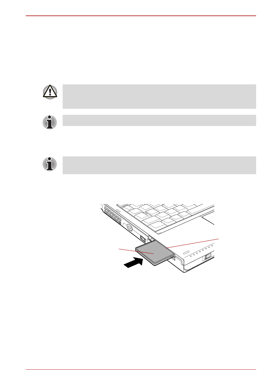 Pc card, Inserting a pc card | Toshiba Portege M750 User Manual | Page 67 / 270