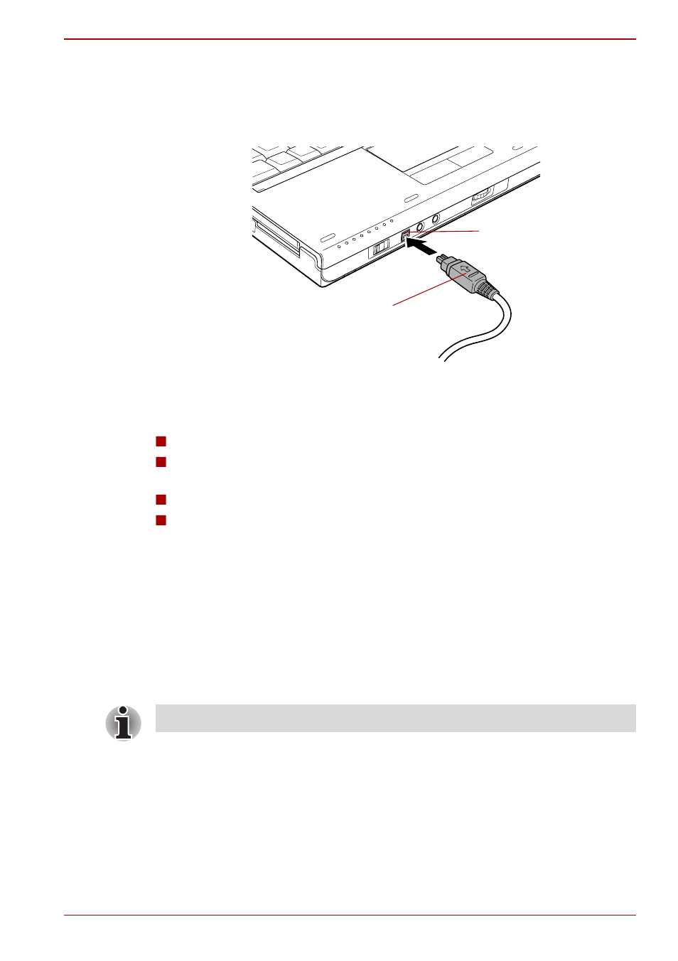 Connecting the i.link (ieee1394) cable, Disconnecting the i.link (ieee1394) cable | Toshiba Portege M750 User Manual | Page 95 / 270