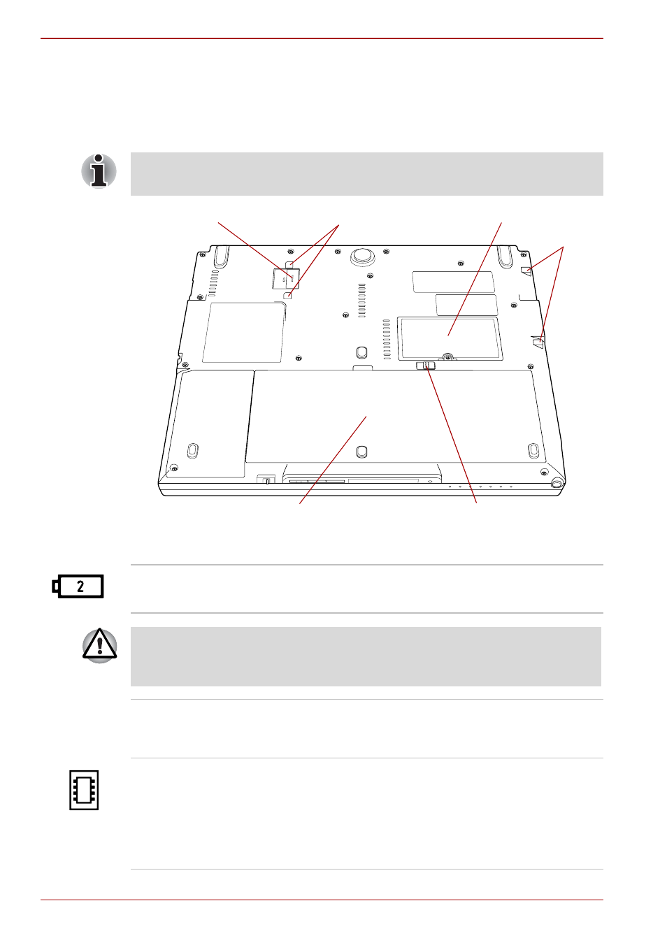 Underside, Underside -6 | Toshiba Portege R400 User Manual | Page 32 / 198