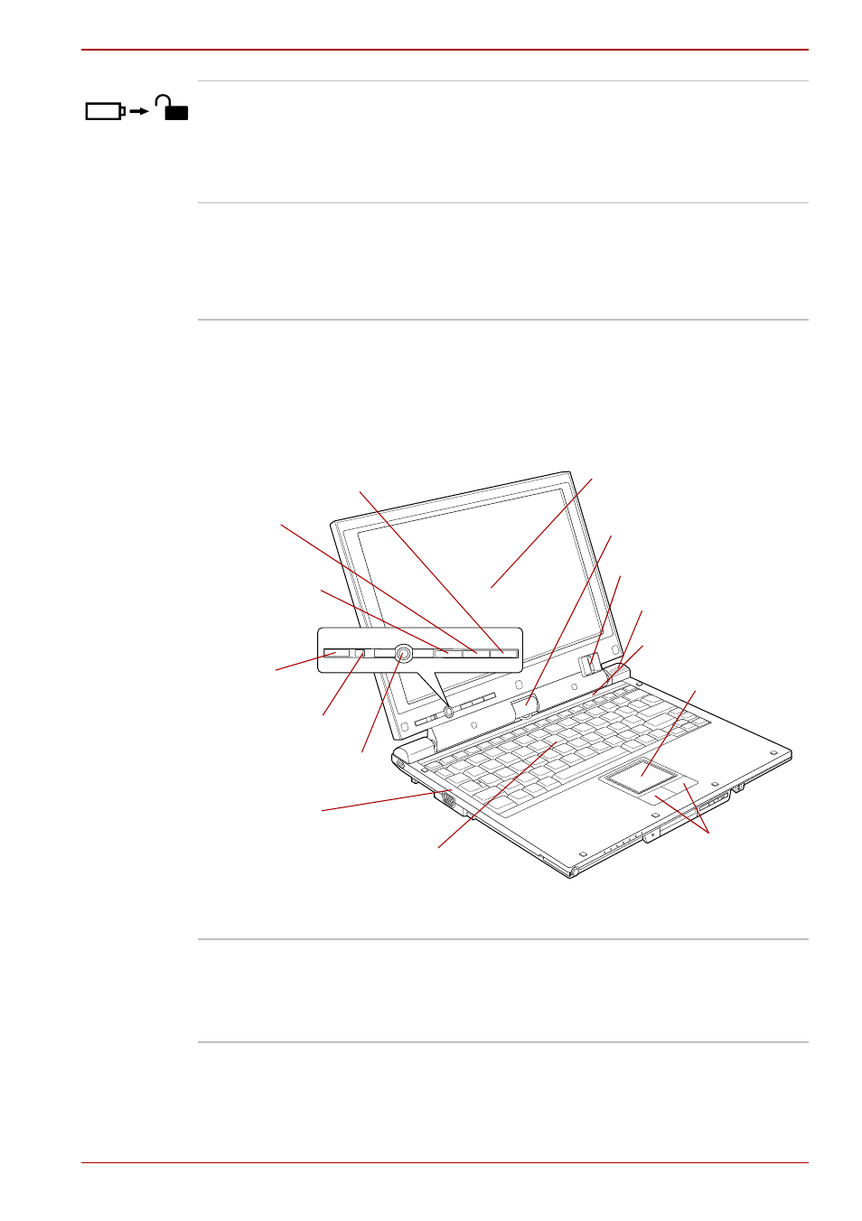 Front with the display open, Front with the display open -7 | Toshiba Portege R400 User Manual | Page 33 / 198