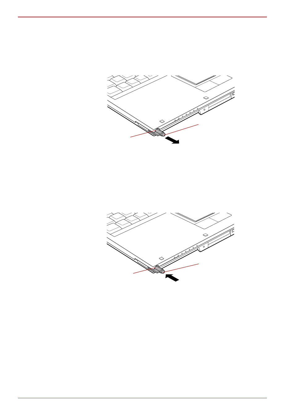 Removing the tablet pc pen, Inserting the tablet pc pen | Toshiba Portege R400 User Manual | Page 70 / 198