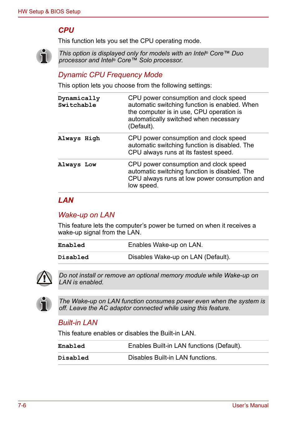 Toshiba Tecra M7 User Manual | Page 168 / 244