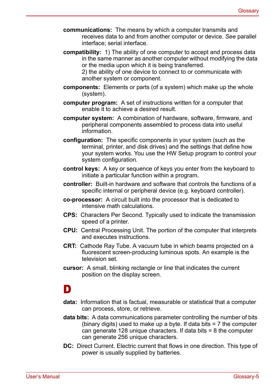 Toshiba Tecra M7 User Manual | Page 229 / 244