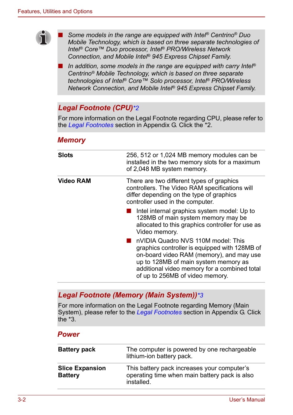 Toshiba Tecra M7 User Manual | Page 52 / 244