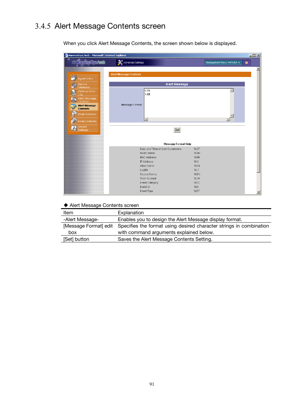 5 alert message contents screen | Toshiba Magnia 3310 User Manual | Page 100 / 154