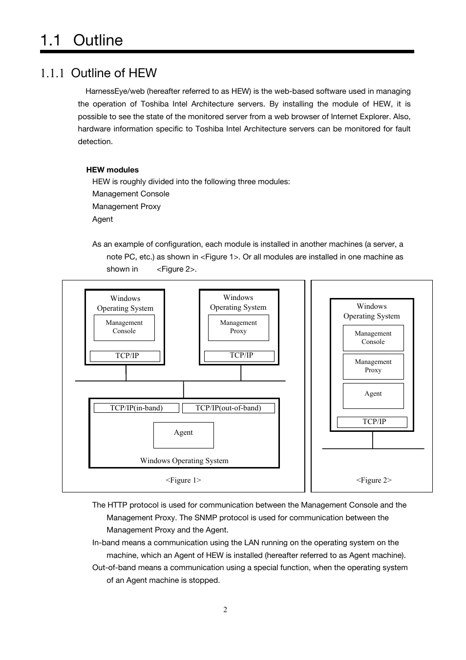 1 outline, 1 outline of hew | Toshiba Magnia 3310 User Manual | Page 11 / 154