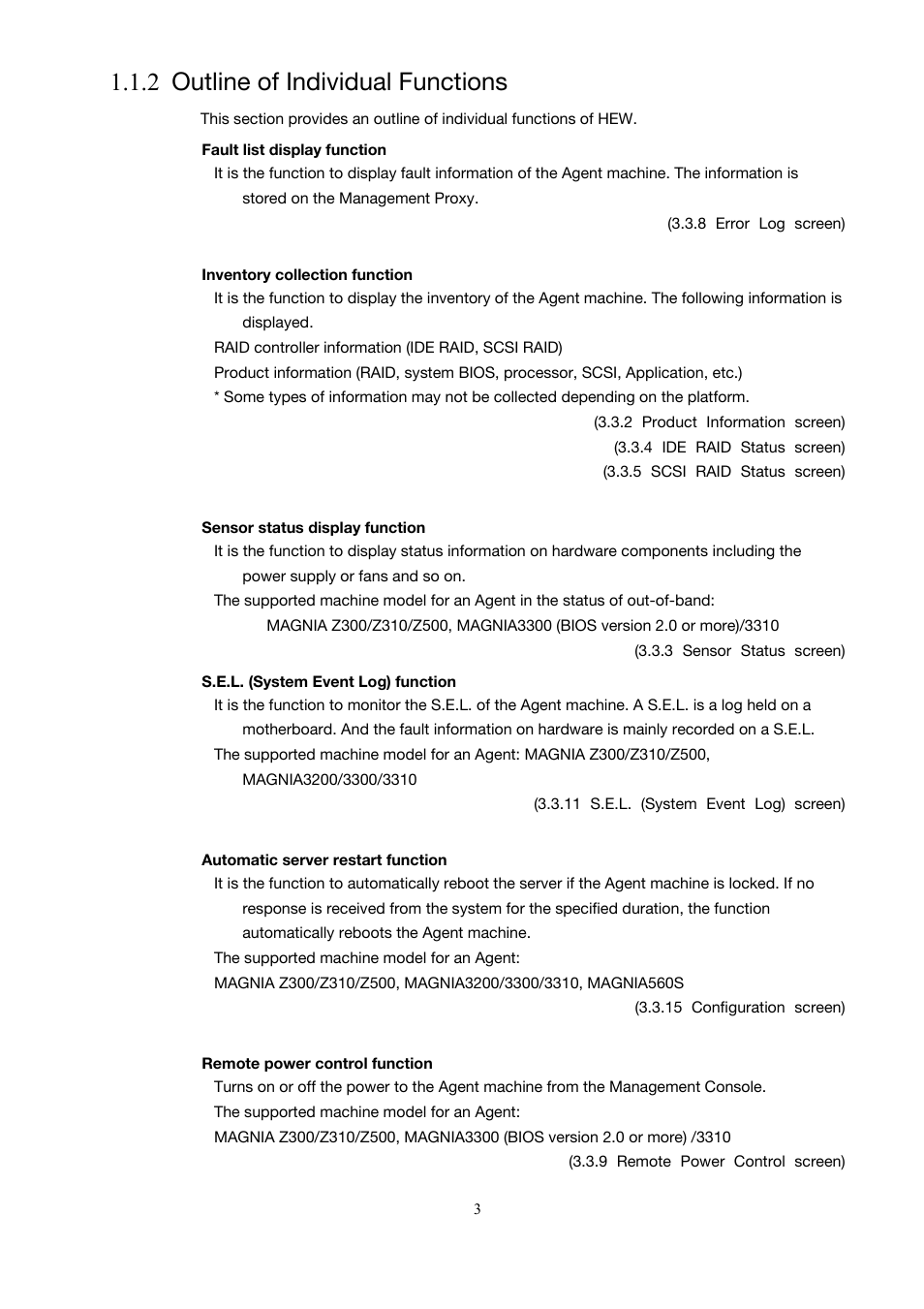 2 outline of individual functions | Toshiba Magnia 3310 User Manual | Page 12 / 154