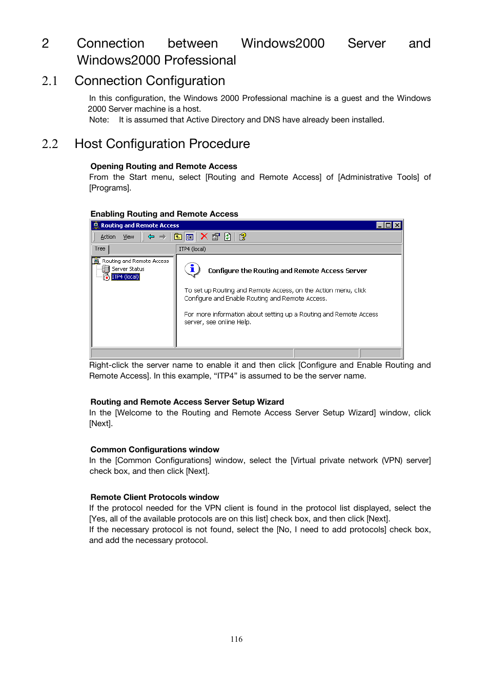 2 host configuration procedure | Toshiba Magnia 3310 User Manual | Page 125 / 154