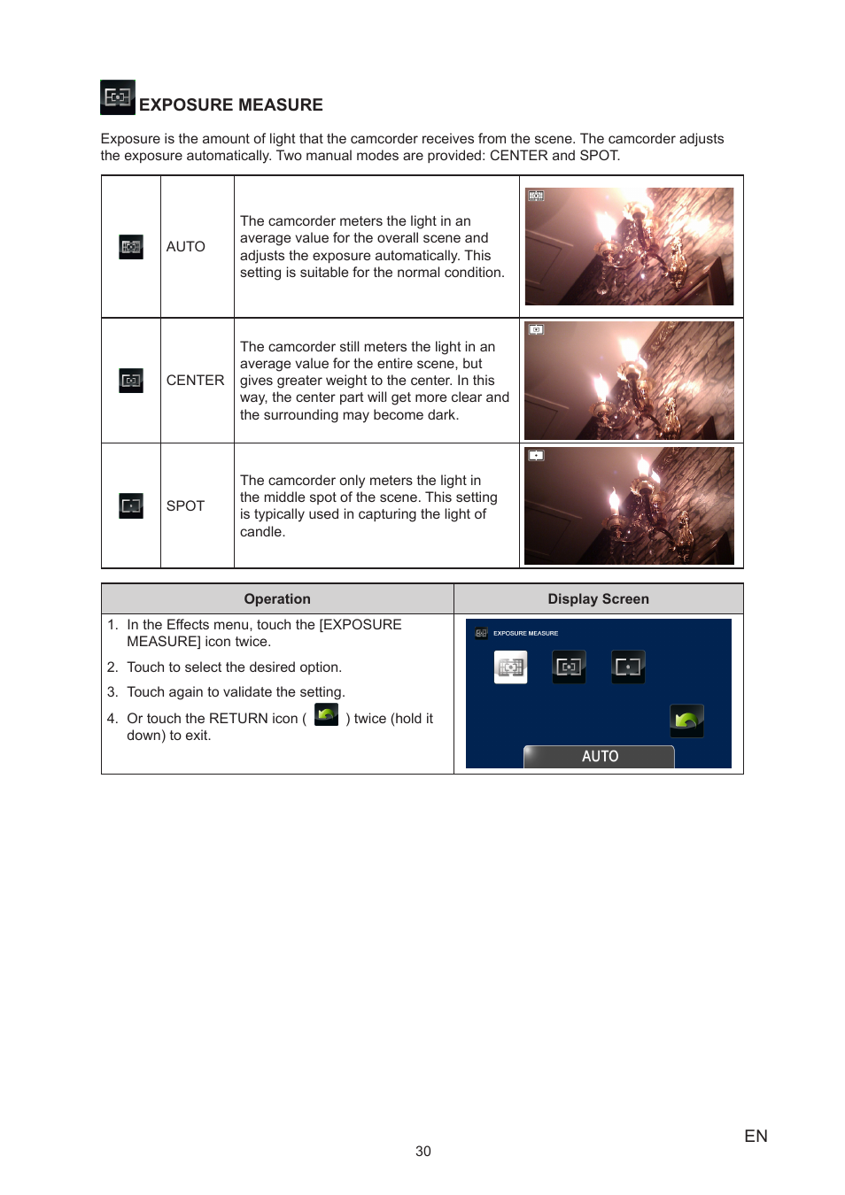 Toshiba Camileo X200 User Manual | Page 30 / 55