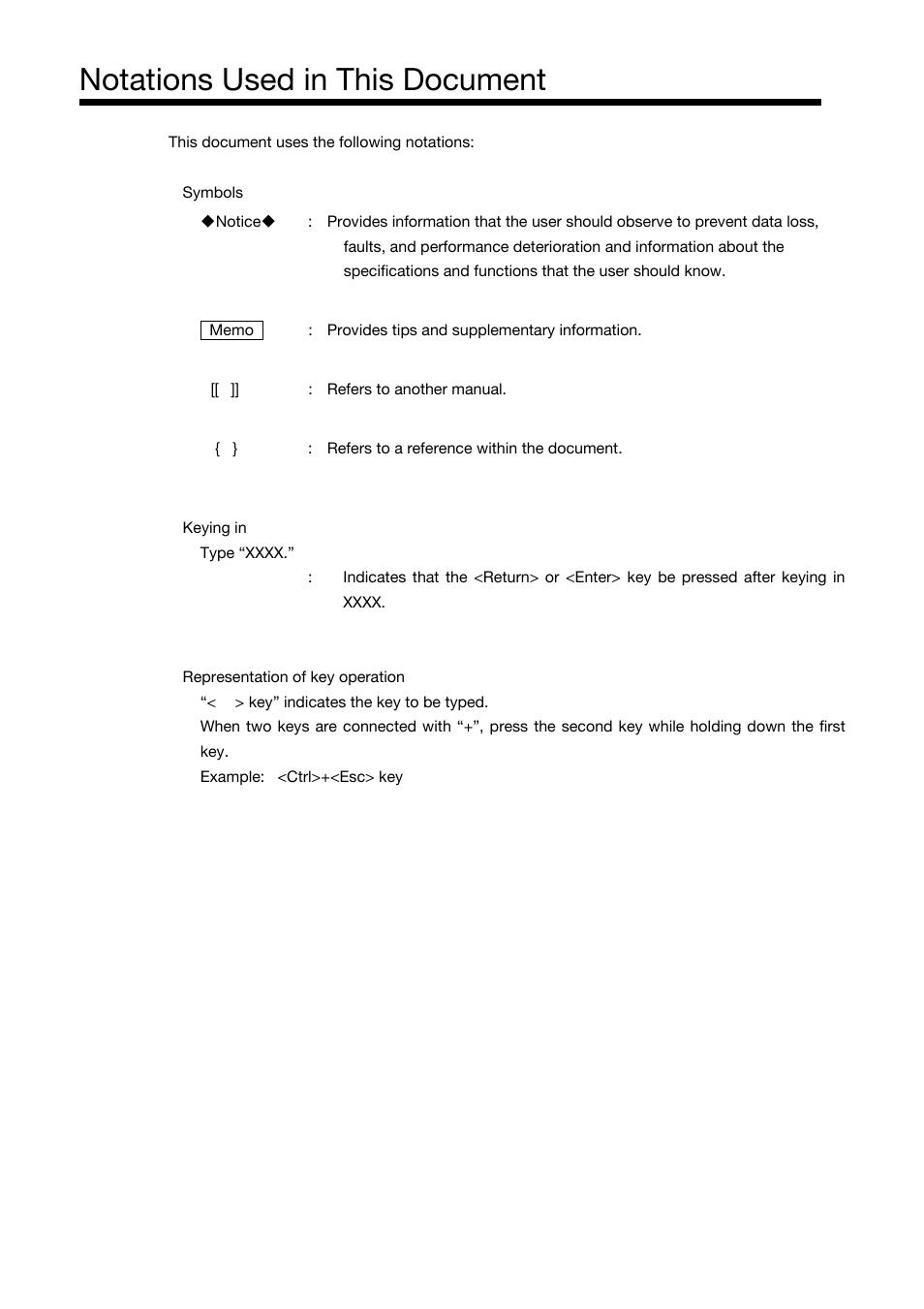 Notations used in this document | Toshiba Magnia Z500 User Manual | Page 10 / 106