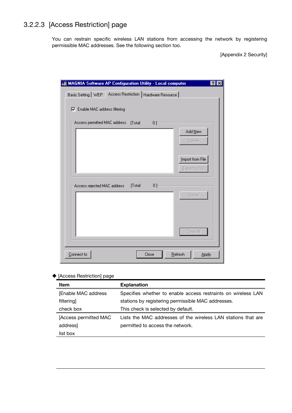 3 [access restriction] page | Toshiba Magnia Z500 User Manual | Page 50 / 106