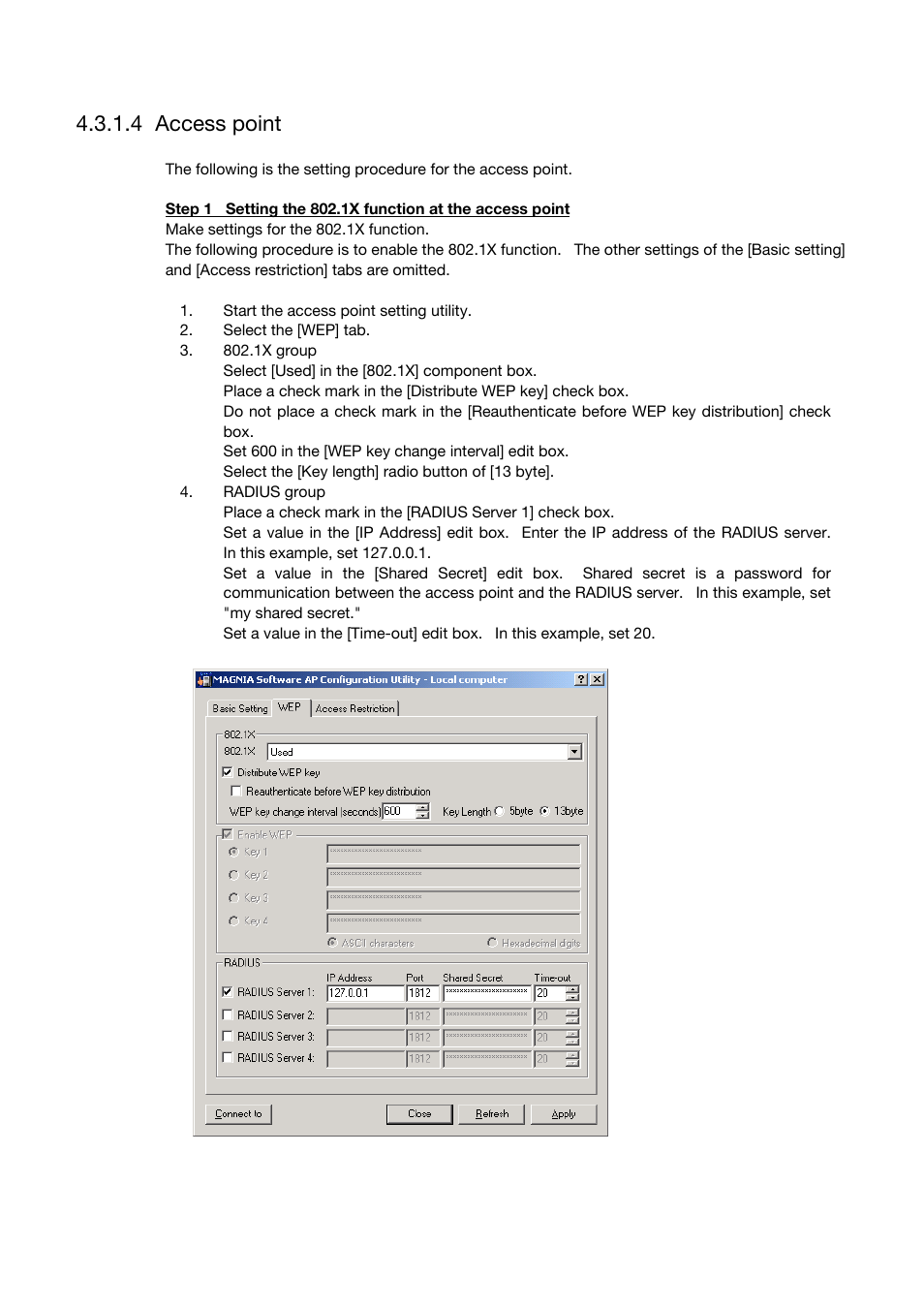 Access point, 4 access point | Toshiba Magnia Z500 User Manual | Page 85 / 106