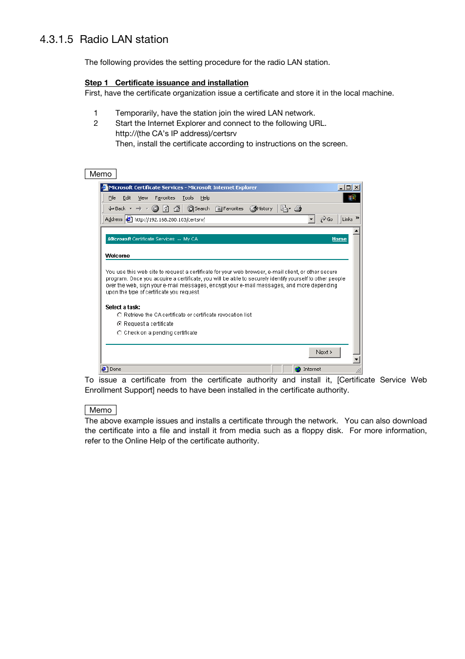 Radio lan station, 5 radio lan station | Toshiba Magnia Z500 User Manual | Page 86 / 106