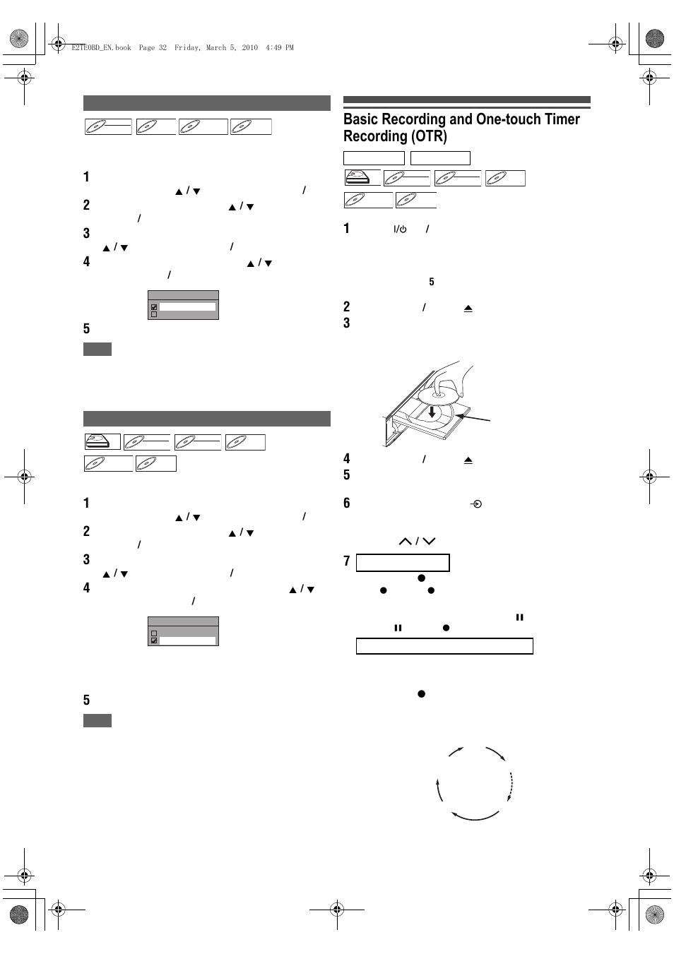 Toshiba RD100 User Manual | Page 32 / 80