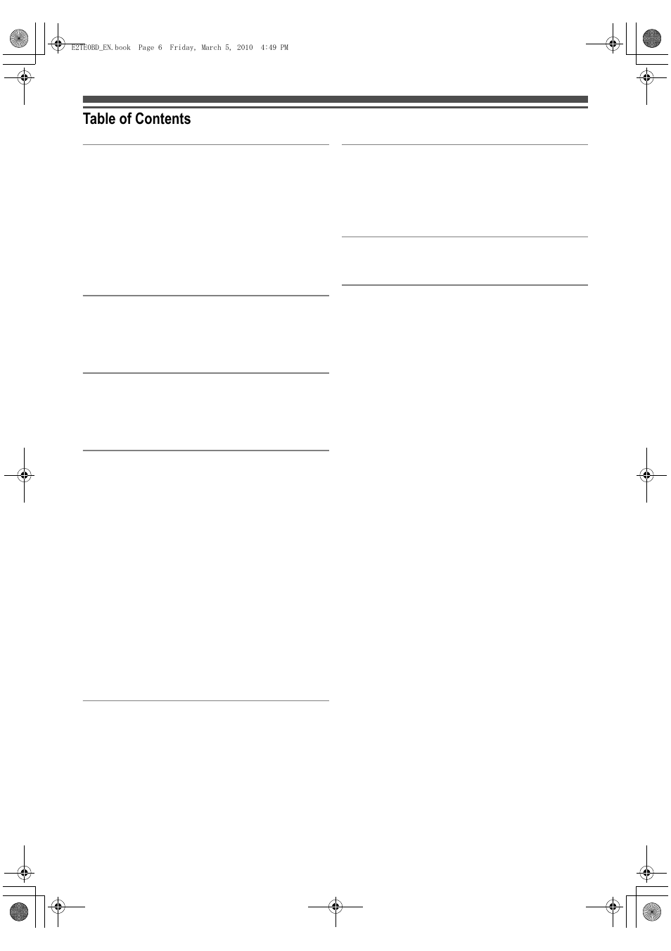 Toshiba RD100 User Manual | Page 6 / 80