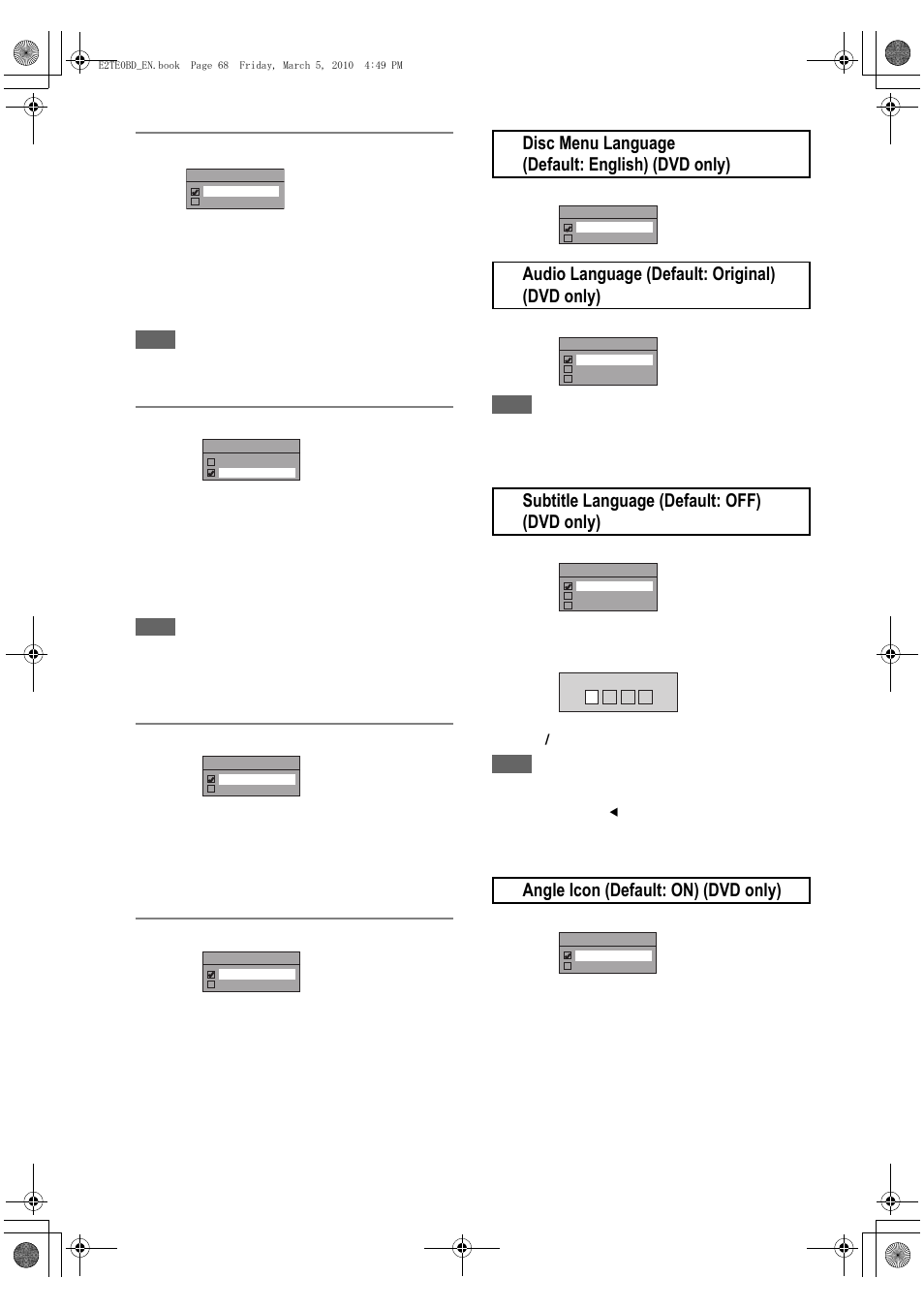 Toshiba RD100 User Manual | Page 68 / 80