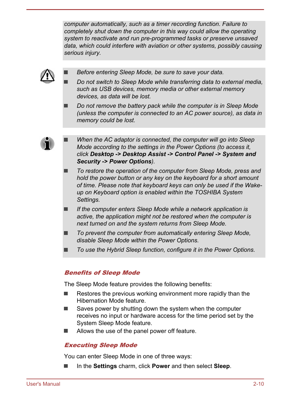 Toshiba Portege R30-A User Manual | Page 32 / 155