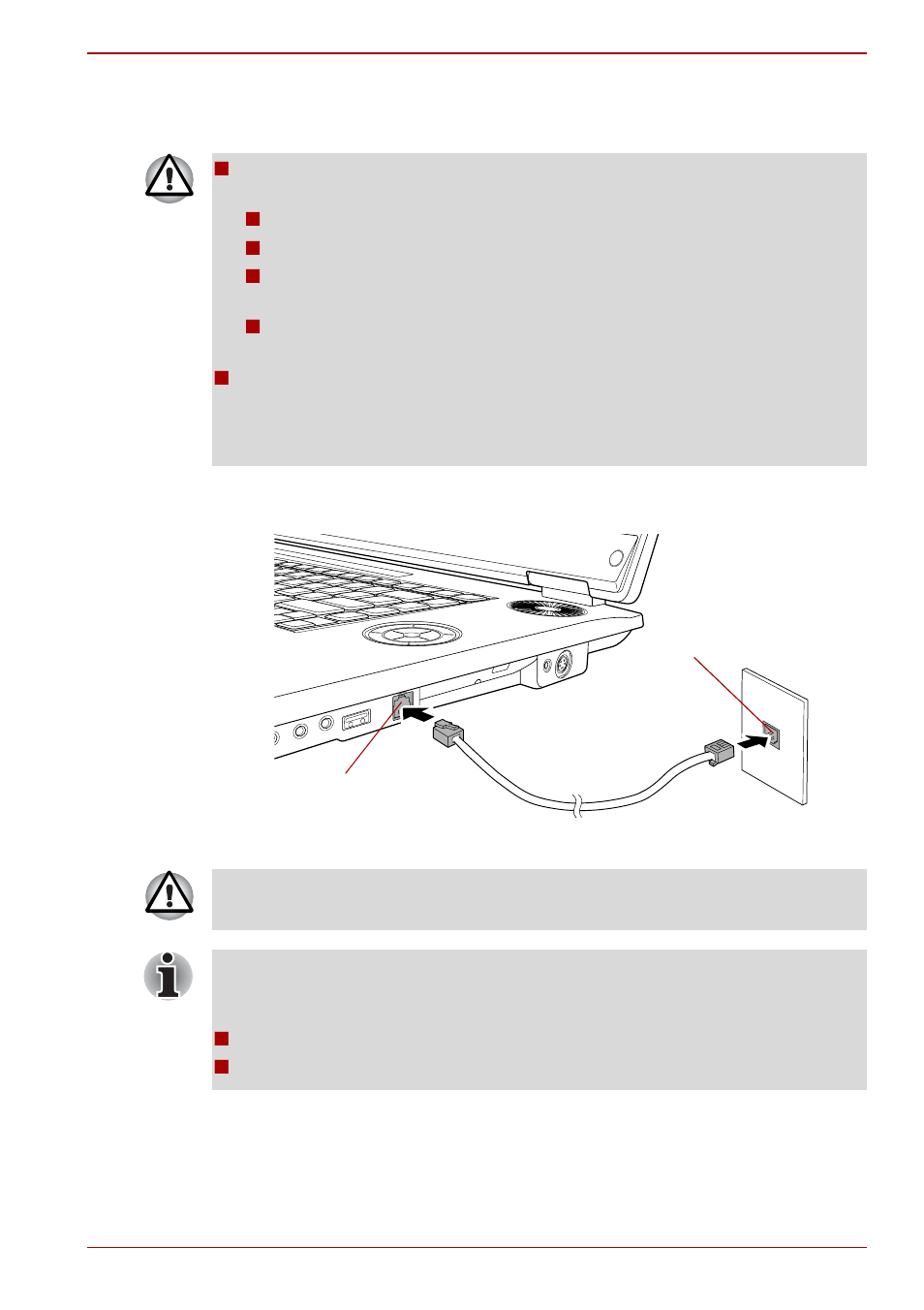 Connecting the modular cable | Toshiba Qosmio G40 User Manual | Page 101 / 256