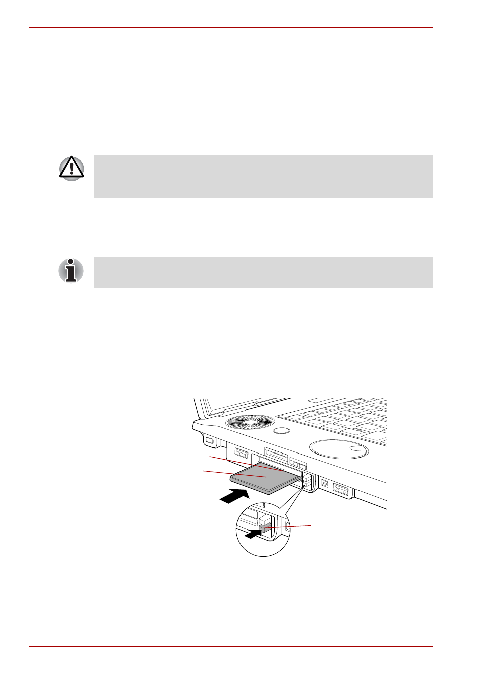 Pc card, Pc card -2, Inserting a pc card | Toshiba Qosmio G40 User Manual | Page 162 / 256