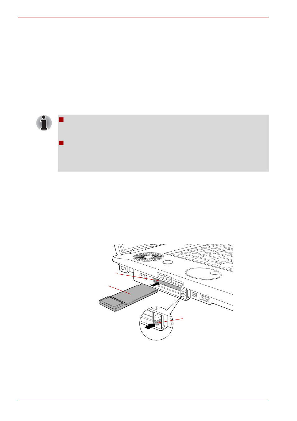 Expresscard, Expresscard -4, Inserting an expresscard | Toshiba Qosmio G40 User Manual | Page 164 / 256