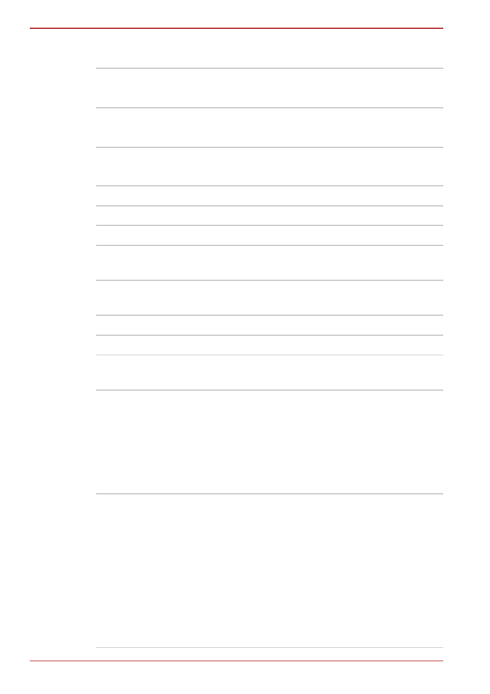 Power requirements built-in modem | Toshiba Qosmio G40 User Manual | Page 220 / 256