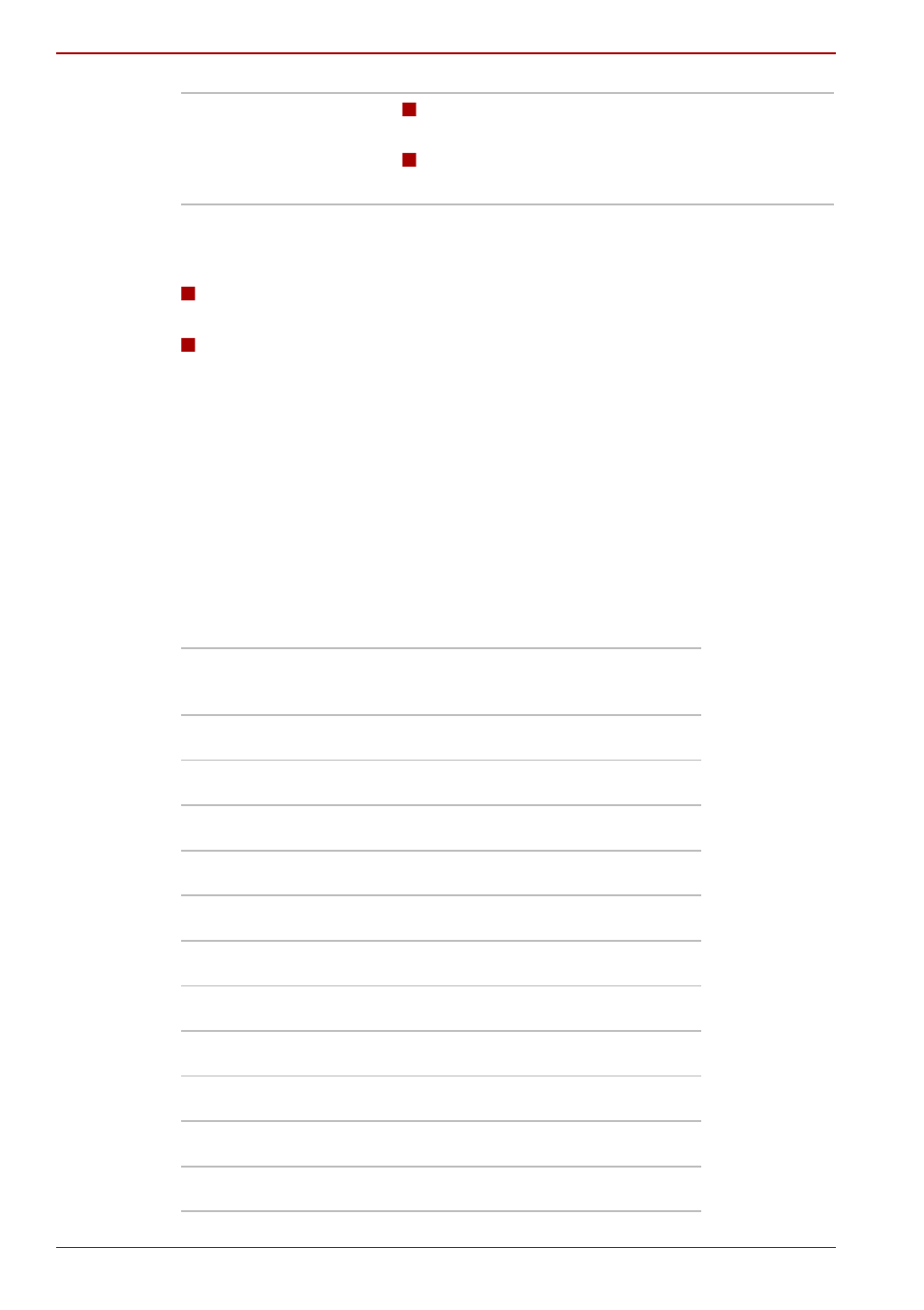 Supported frequency sub-bands | Toshiba Qosmio G40 User Manual | Page 226 / 256