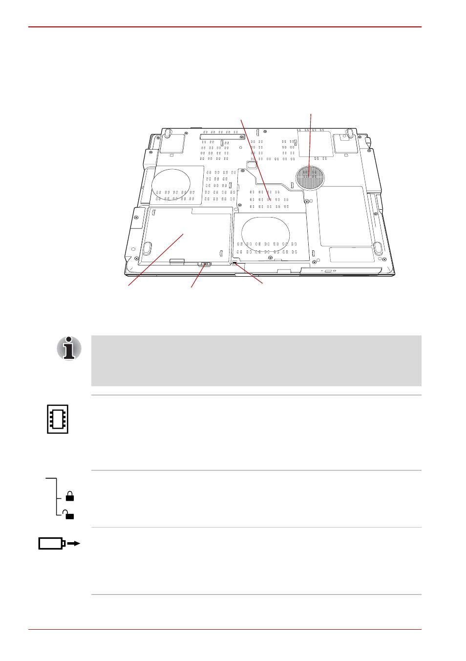 Underside, Underside -8 | Toshiba Qosmio G40 User Manual | Page 46 / 256