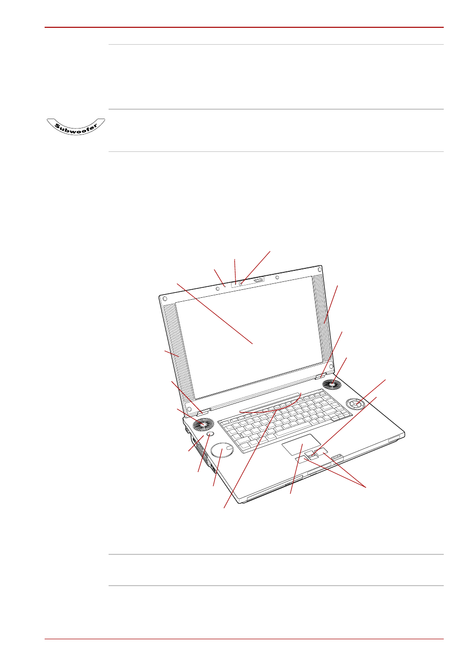 Front with the display open, Front with the display open -9 | Toshiba Qosmio G40 User Manual | Page 47 / 256