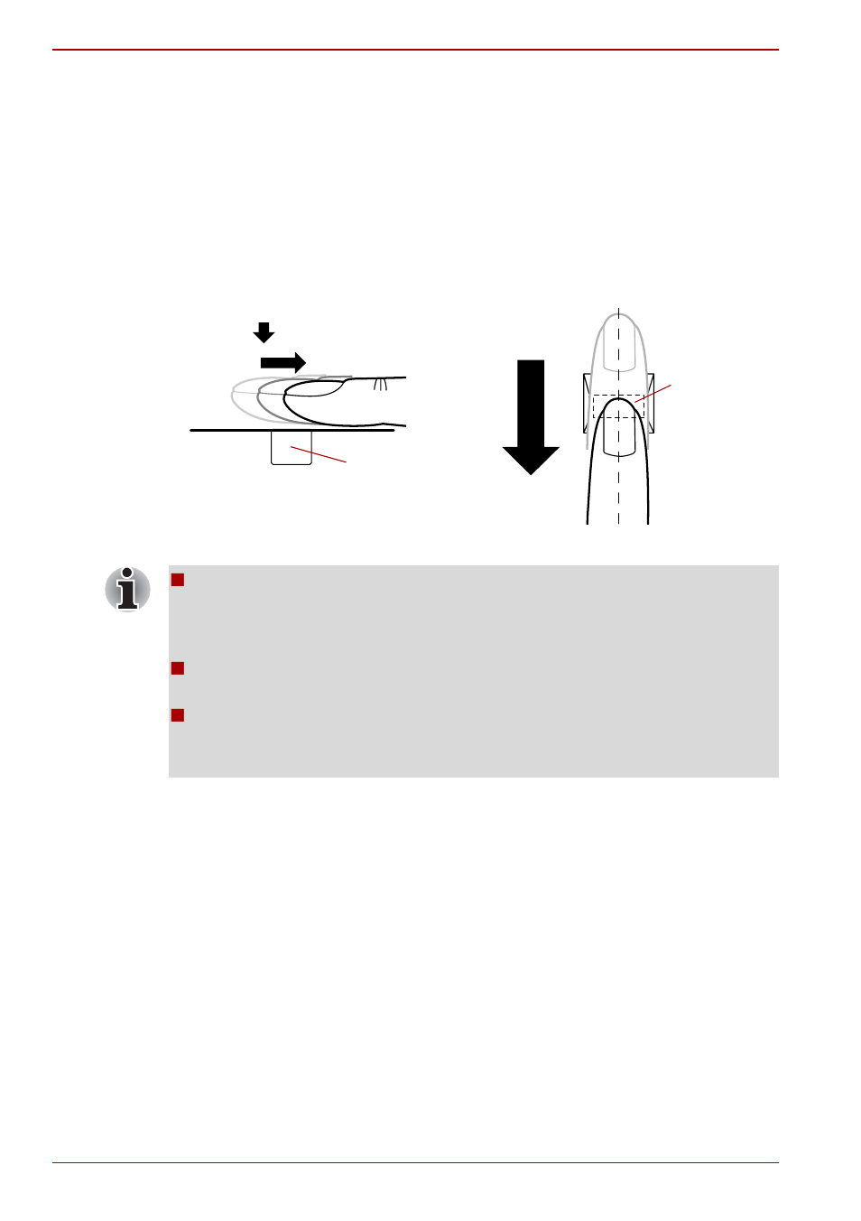 How to swipe the finger | Toshiba Qosmio G40 User Manual | Page 70 / 256