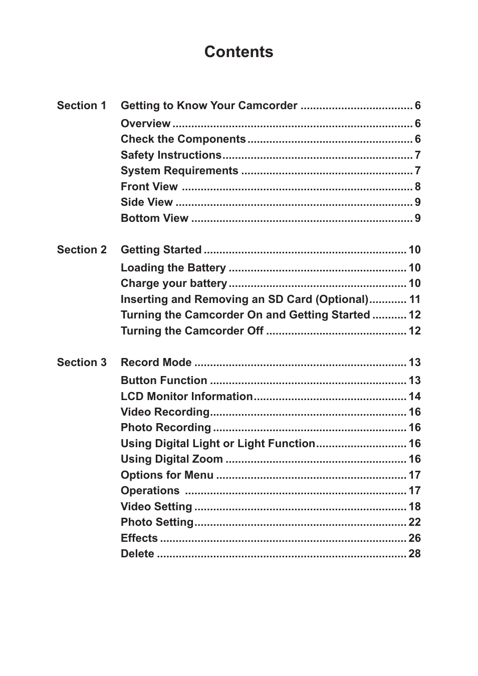 Toshiba Camileo B10 User Manual | Page 3 / 50