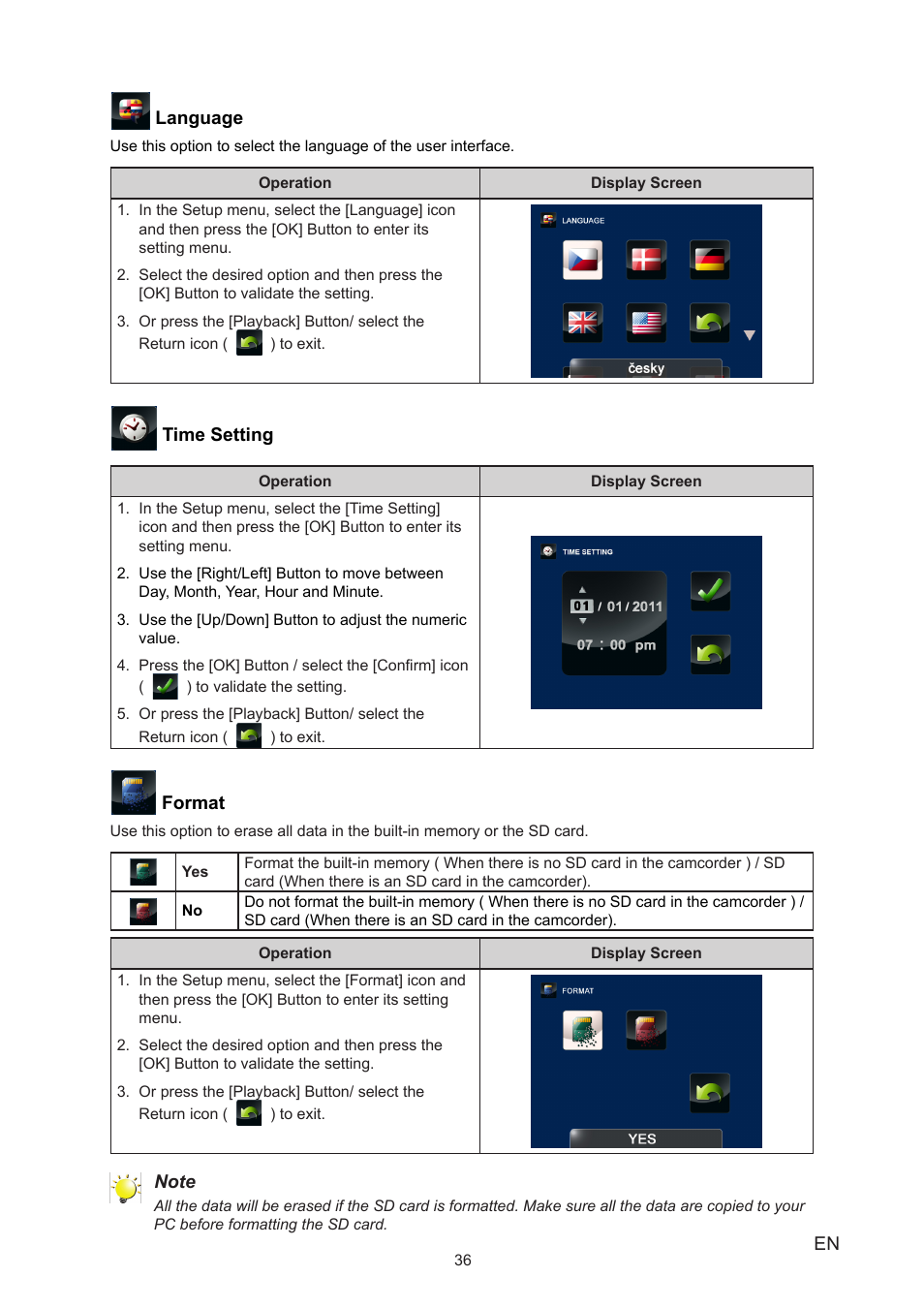 Toshiba Camileo B10 User Manual | Page 36 / 50