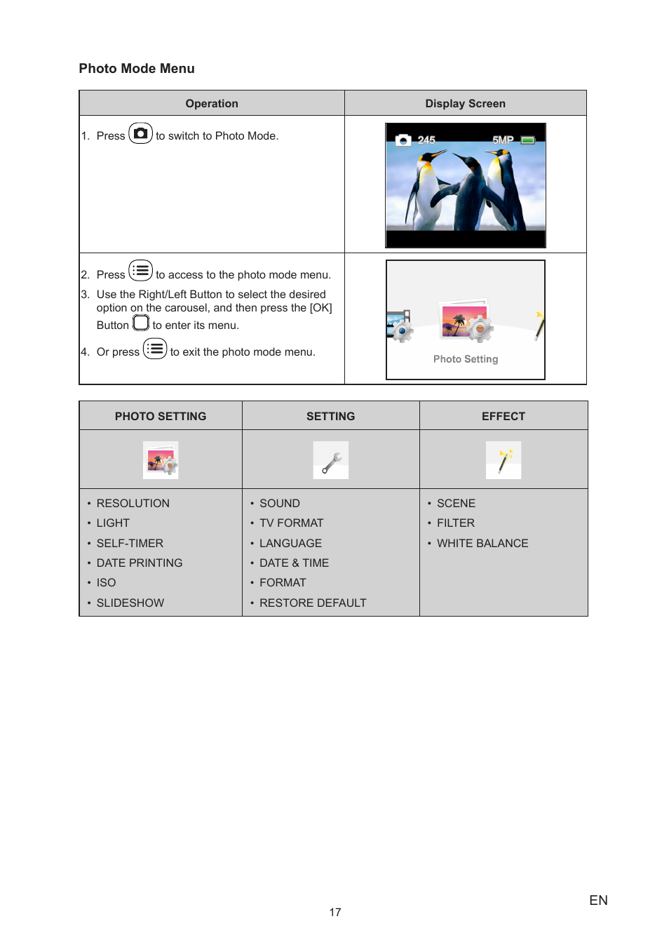 Toshiba Camileo BW20 User Manual | Page 17 / 47