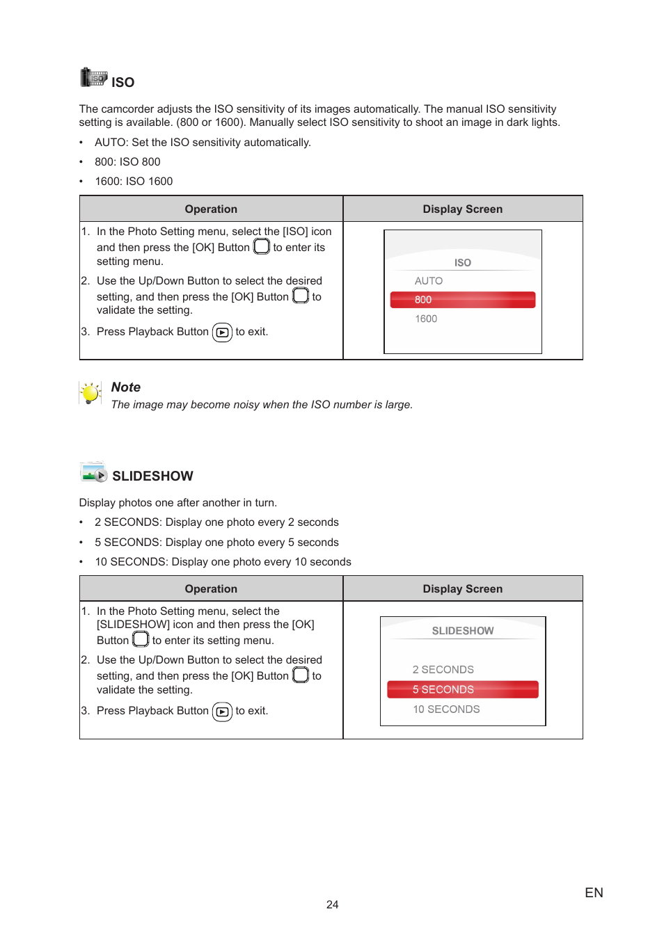 Toshiba Camileo BW20 User Manual | Page 24 / 47